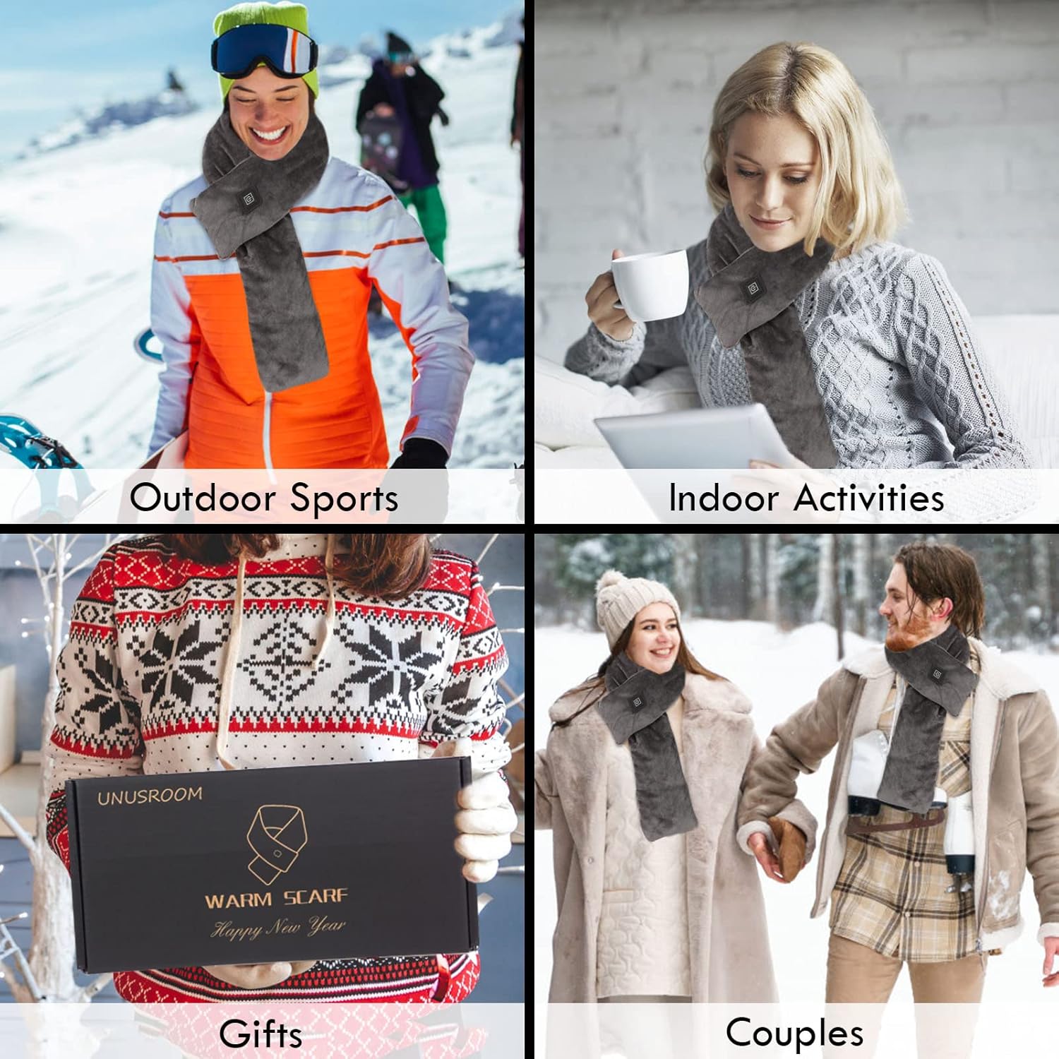 Eccentrix™️Adjustable Electric Heating Scarf (Water-Proof)