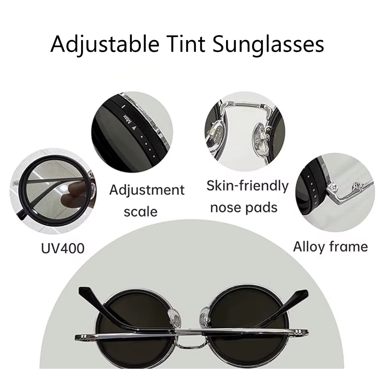Eccentrix™️ Adjustable Polarized Sunglasses with Built-in ND Filter