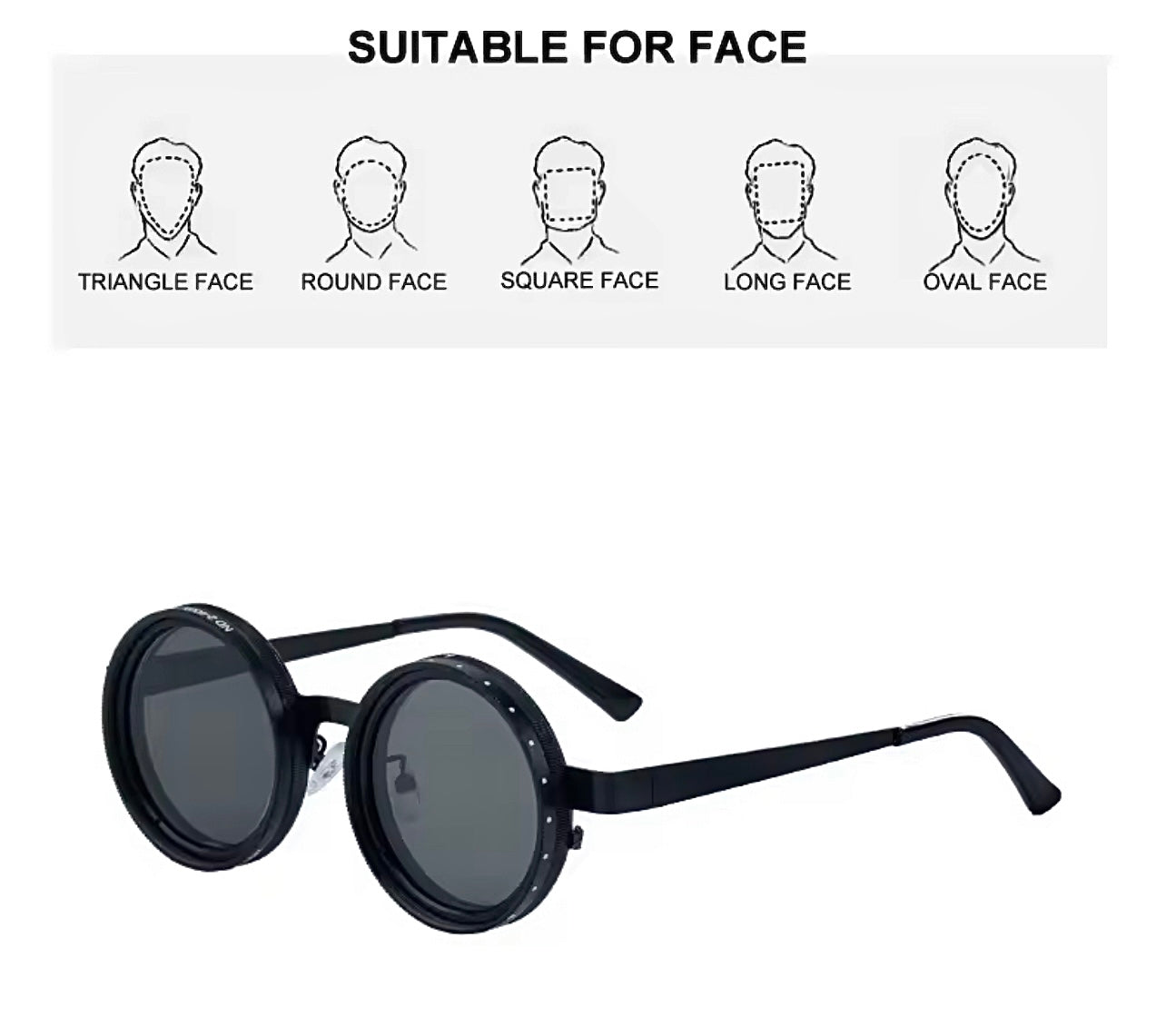 Eccentrix™️ Adjustable Polarized Sunglasses with Built-in ND Filter