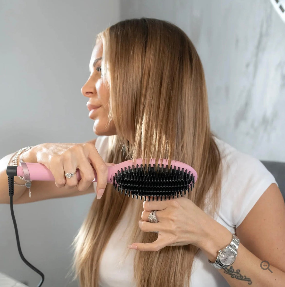 Ceramic Heating Hair Straightener