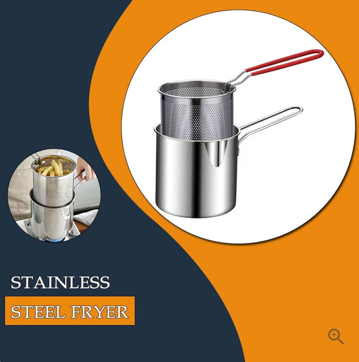 Eccentrix™️ Deep Fryer Pot With Basket – Eccentrix.lb