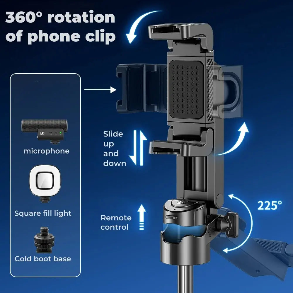 Eccentrix™️ QuadPod Selfie Stick