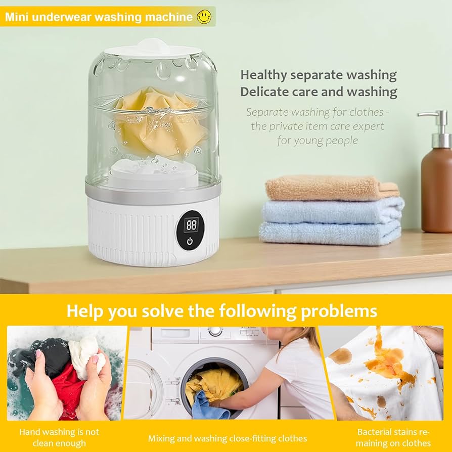 Eccentrix™️ Portable Mini Washing Machine